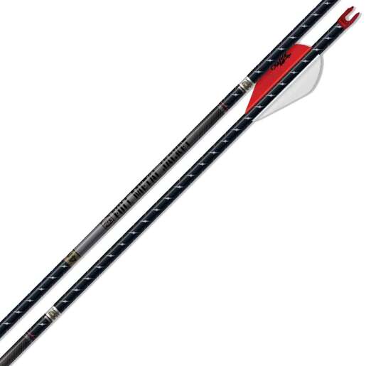 Easton 4mm FMJ 400 spine Carbon Arrows – 12 Pack – Black