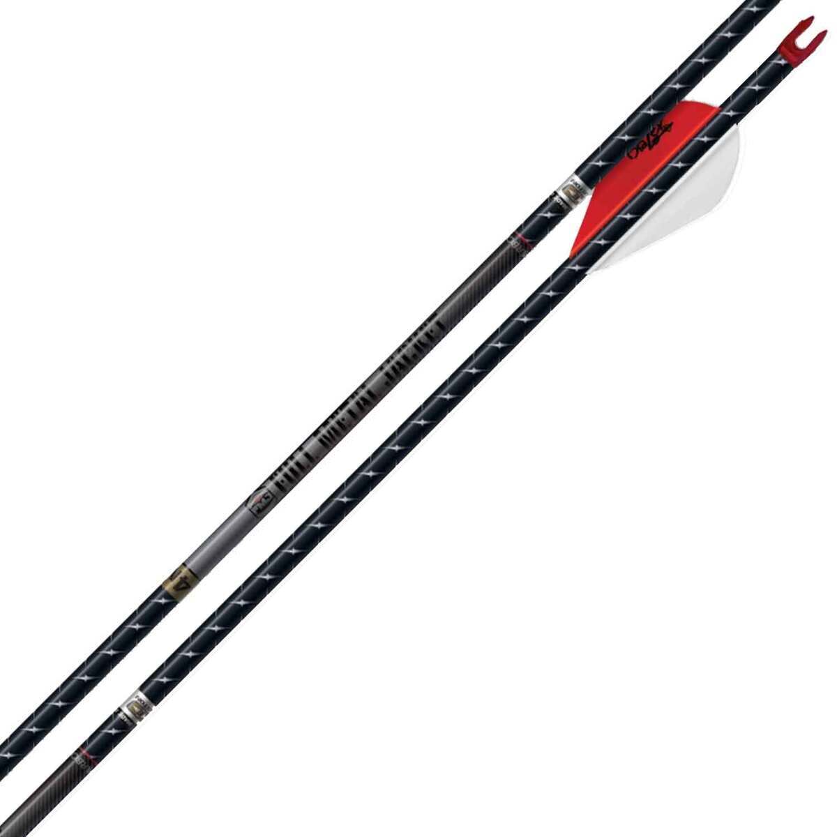 Easton 4mm FMJ 400 Spine Carbon Arrows - 6 Pack - Black Easton 4mm FMJ 400 Spine Carbon Arrows - 6 Pack - Black