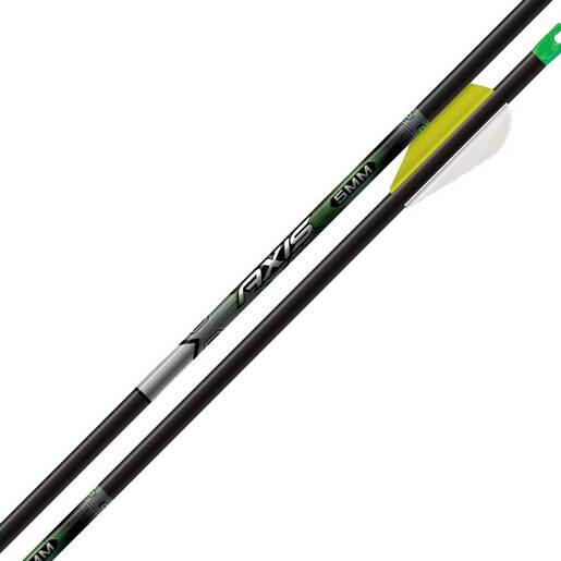 Easton 5mm Axis with Half-Out 300 Spine Carbon Arrows – 6 Pack – Black