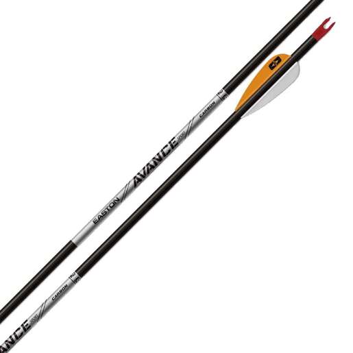 Easton Avance Sport 2000 spine Carbon Arrows – 12 Pack – Black