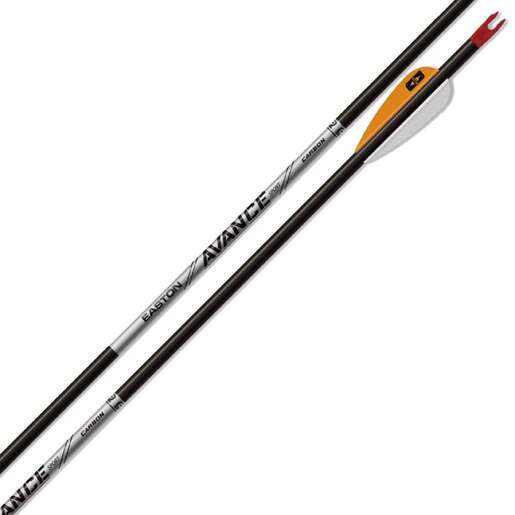 Easton Avance Sport 340 spine Carbon Arrows – 12 Pack – Black