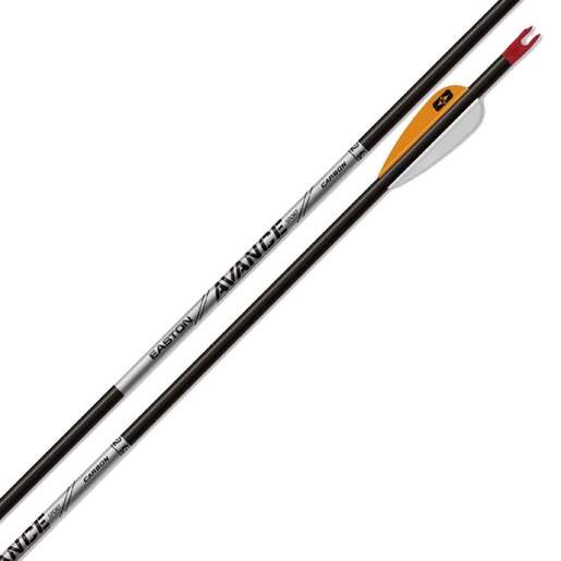 Easton Avance Sport 660 spine Carbon Arrows – 12 Pack – Black