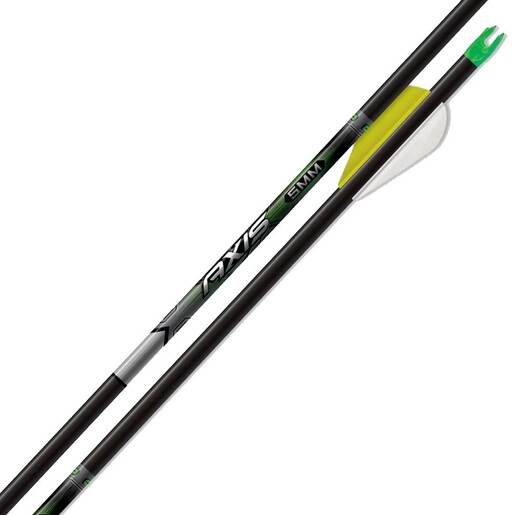 Easton Axis 5mm 400 Spine Carbon Arrows – 6 Pack – Black 400