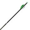 Easton Axis Long Range 400 spine Carbon Arrows - 6 Pack - Black/ Green