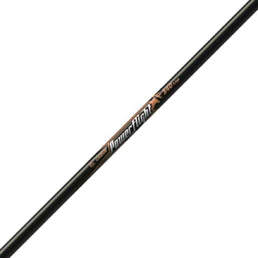 Easton Powerflight 400 spine Carbon Arrows – 12 Pack – Black
