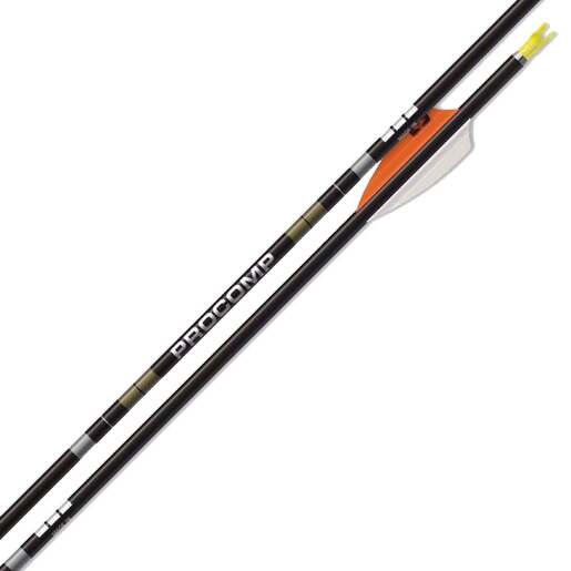 Easton Procomp Target 470 spine Carbon Arrows – 12 Pack – Black