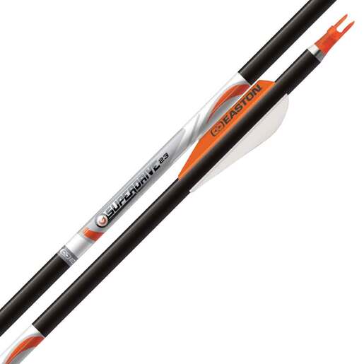 Easton Superdrive 23 375 spine Carbon Arrows – 12 Pack – Black