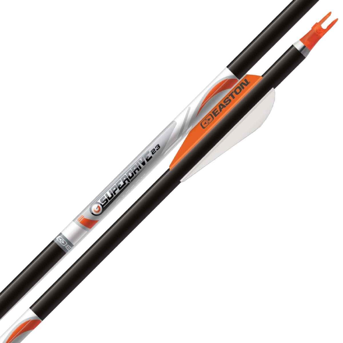 Easton Superdrive 23 475 Spine Carbon Arrows - 12 Pack - Black Easton Superdrive 23 475 Spine Carbon Arrows - 12 Pack - Black