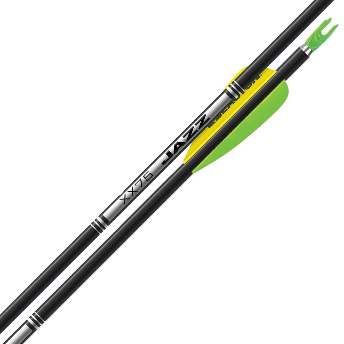 Easton XX75 Jazz 1416 spine Aluminum Shafts - 12 Pack - Black Easton XX75 Jazz 1416 spine Aluminum Shafts - 12 Pack - Black