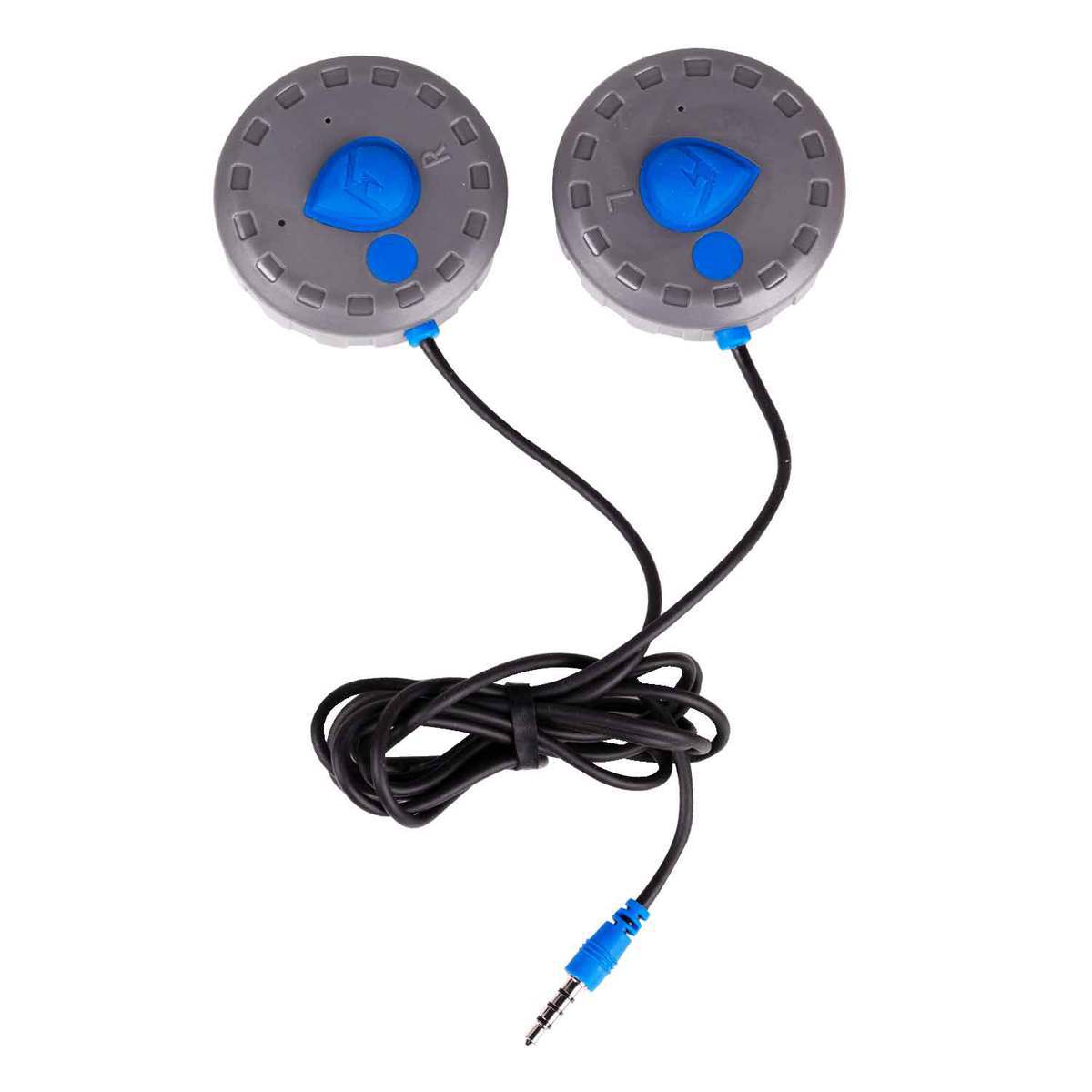 Ecoxgear EcoPucks Wired Helmet Audio - Gray - Gray Ecoxgear EcoPucks Wired Helmet Audio - Gray - Gray