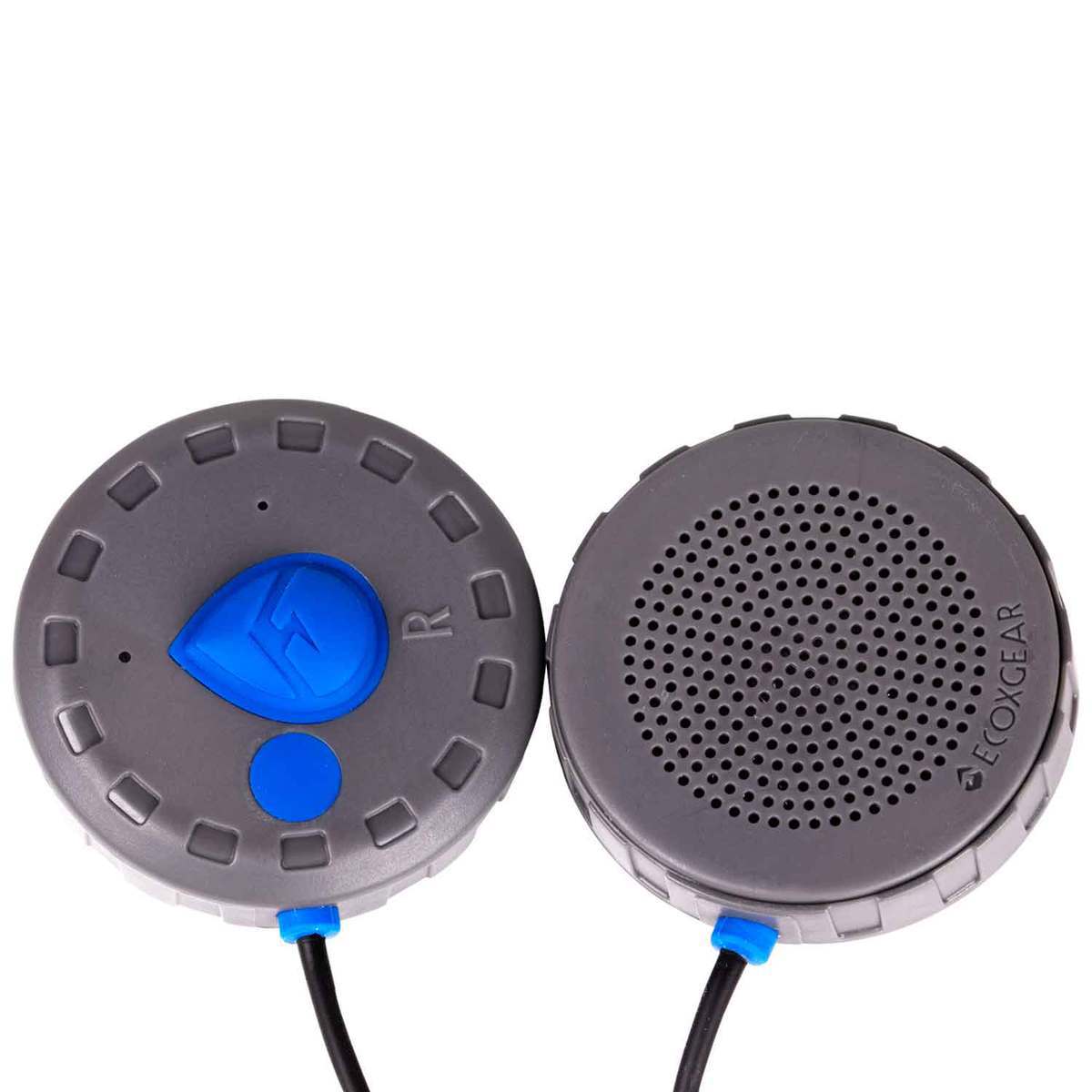 Ecoxgear EcoPucks Wired Helmet Audio - Gray - Gray Ecoxgear EcoPucks Wired Helmet Audio - Gray - Gray