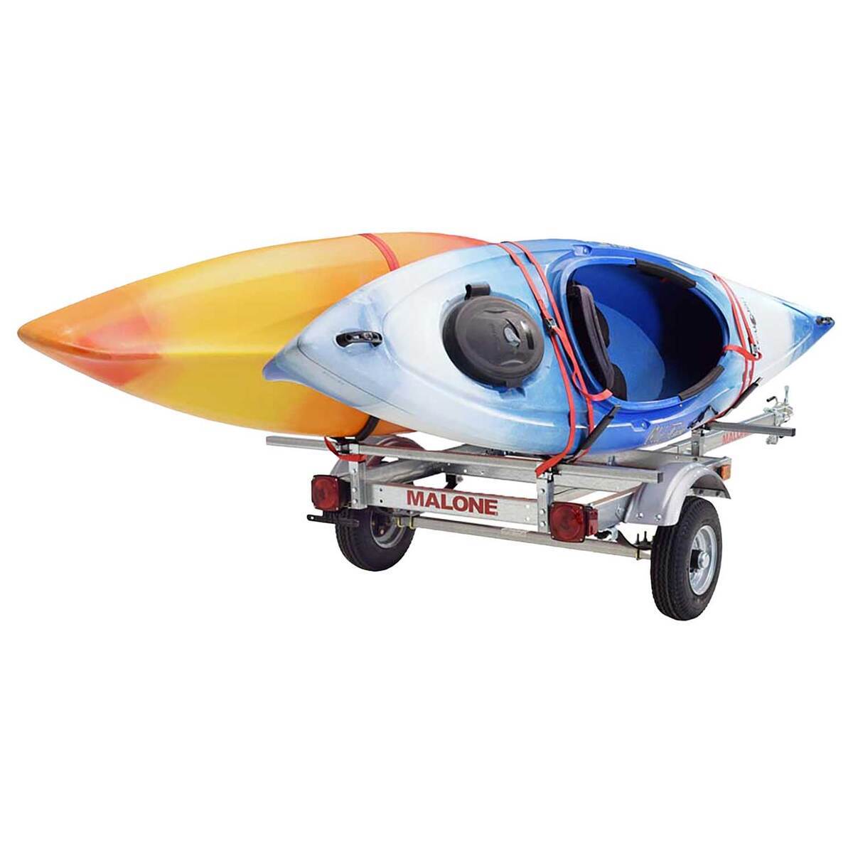 Malone J Racks Malone EcoLight 2 Kayak Trailer Package - 2 J-Racks | Sportsman's Warehouse