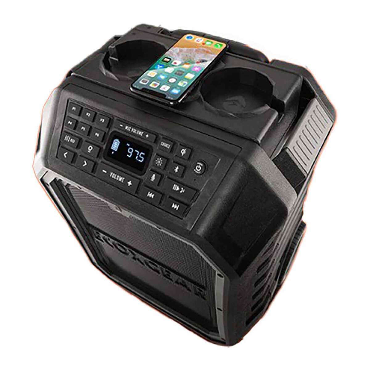 Ecoxgear EcoBoulder Max Bluetooth Speaker - Gray - Gray 11.5in x 15.7in x 19in Ecoxgear EcoBoulder Max Bluetooth Speaker - Gray - Gray 11.5in x 15.7in x 19in