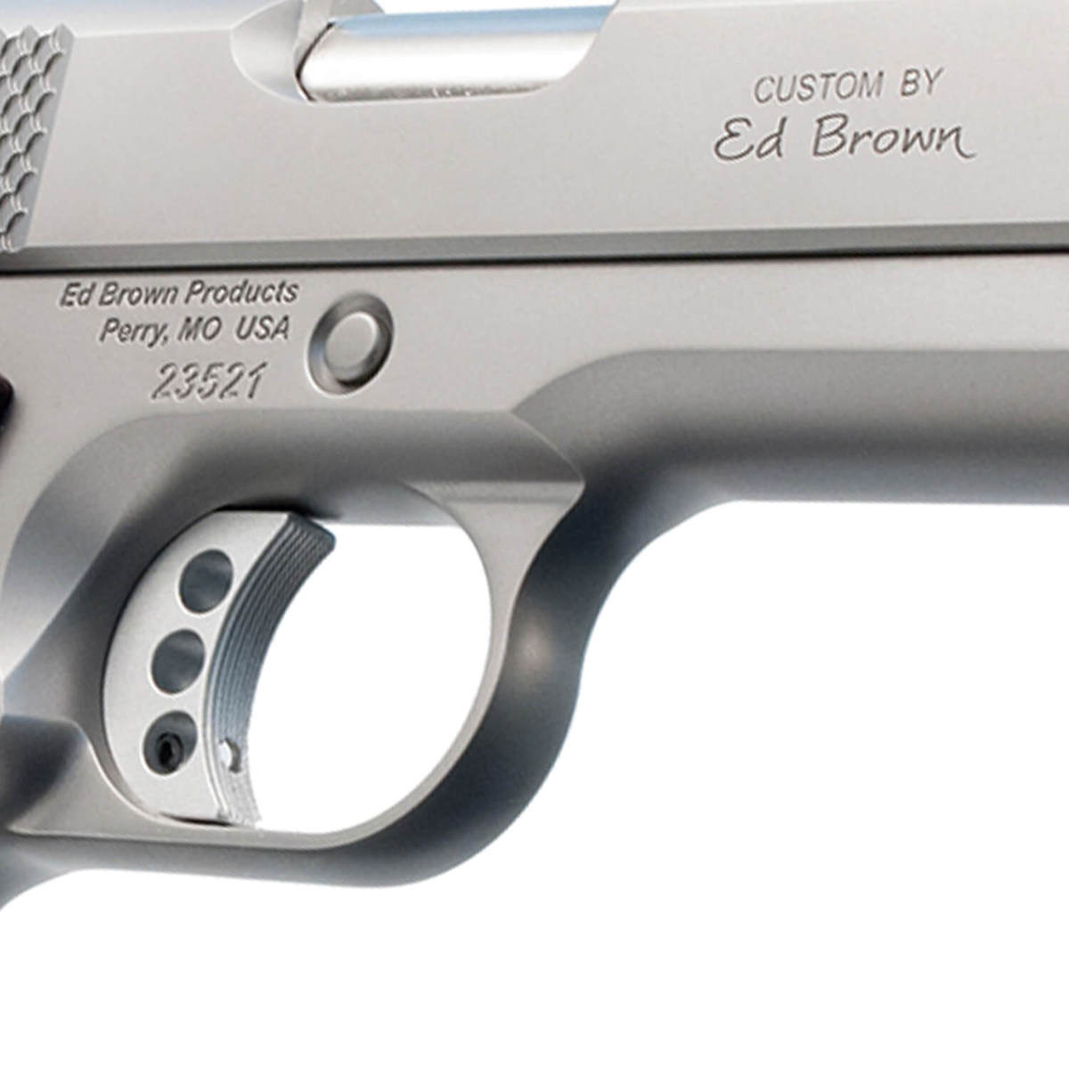 Ed Brown 18 CCO 45 Auto (ACP) 4.25in Stainless/Brown Pistol - 7+1 Rounds - Stainless/Brown Ed Brown 18 CCO 45 Auto (ACP) 4.25in Stainless/Brown Pistol - 7+1 Rounds - Stainless/Brown