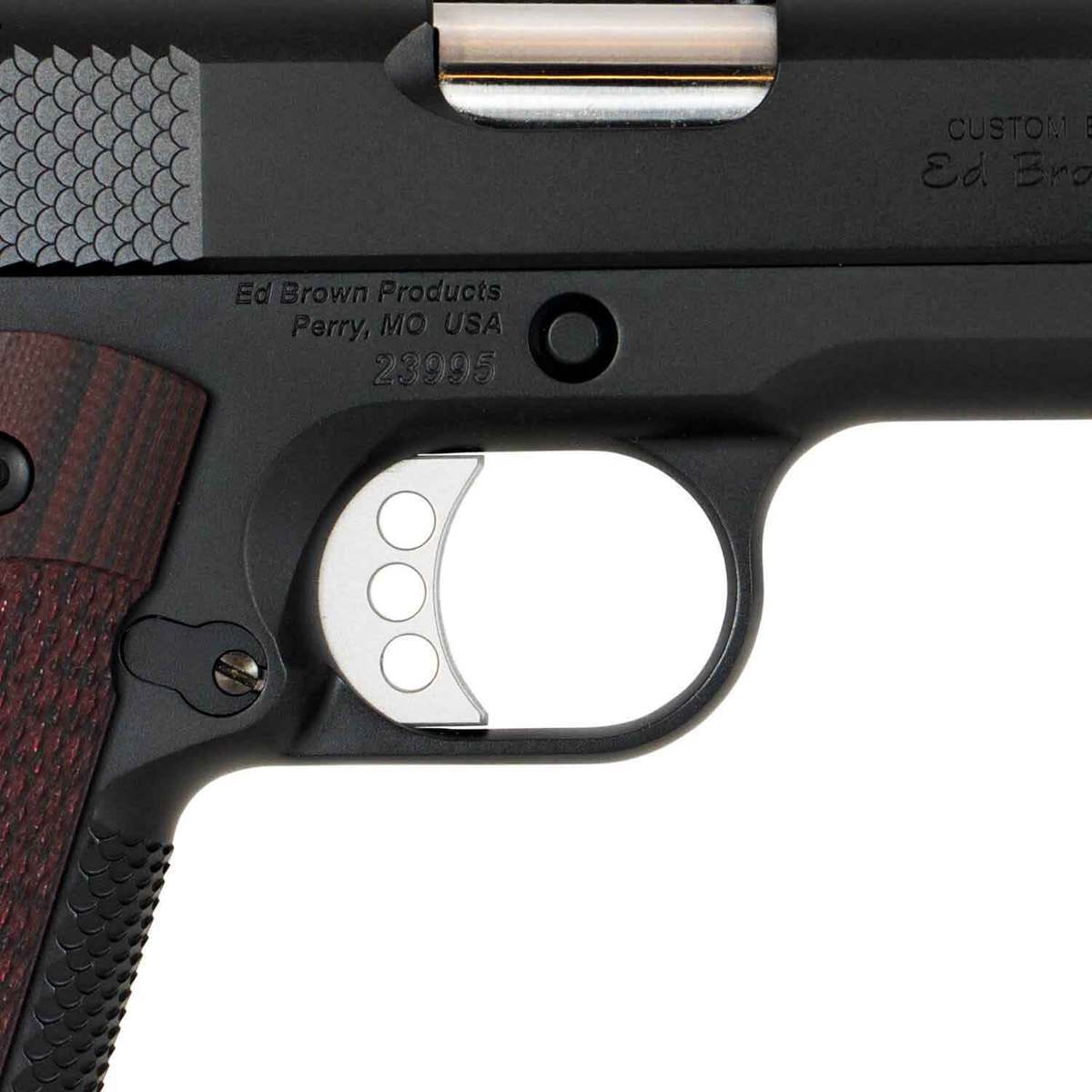 Ed Brown 18 Kobra Carry G4 45 Auto (ACP) 4.25in Black Pistol - 7+1 Rounds - Black/Brown Ed Brown 18 Kobra Carry G4 45 Auto (ACP) 4.25in Black Pistol - 7+1 Rounds - Black/Brown