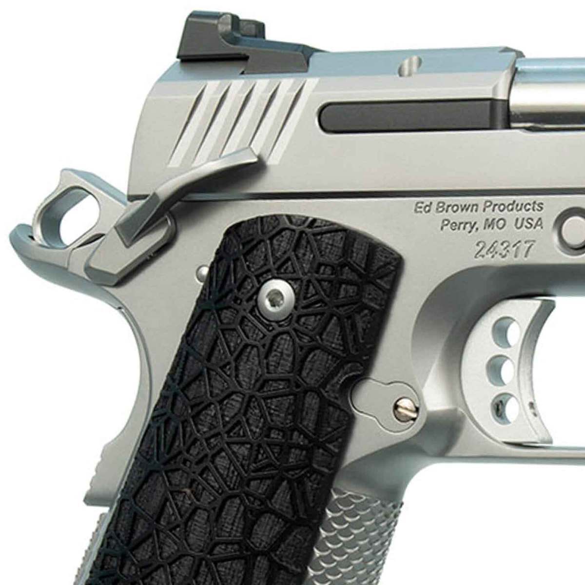 Ed Brown EVO KC9 9mm Luger 4in Stainless/Black Pistol - 9+1 Rounds - Stainless/Black Ed Brown EVO KC9 9mm Luger 4in Stainless/Black Pistol - 9+1 Rounds - Stainless/Black