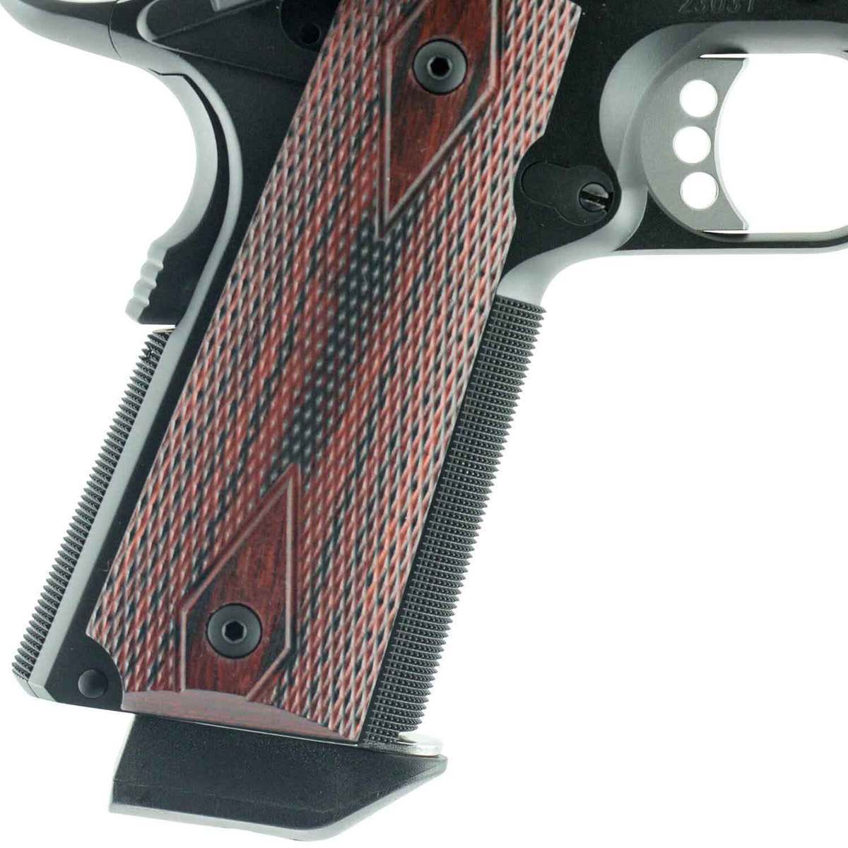 Ed Brown Executive Target G4 45 Auto (ACP) 5in Blue Pistol - 7+1 Rounds - Black/Brown Ed Brown Executive Target G4 45 Auto (ACP) 5in Blue Pistol - 7+1 Rounds - Black/Brown