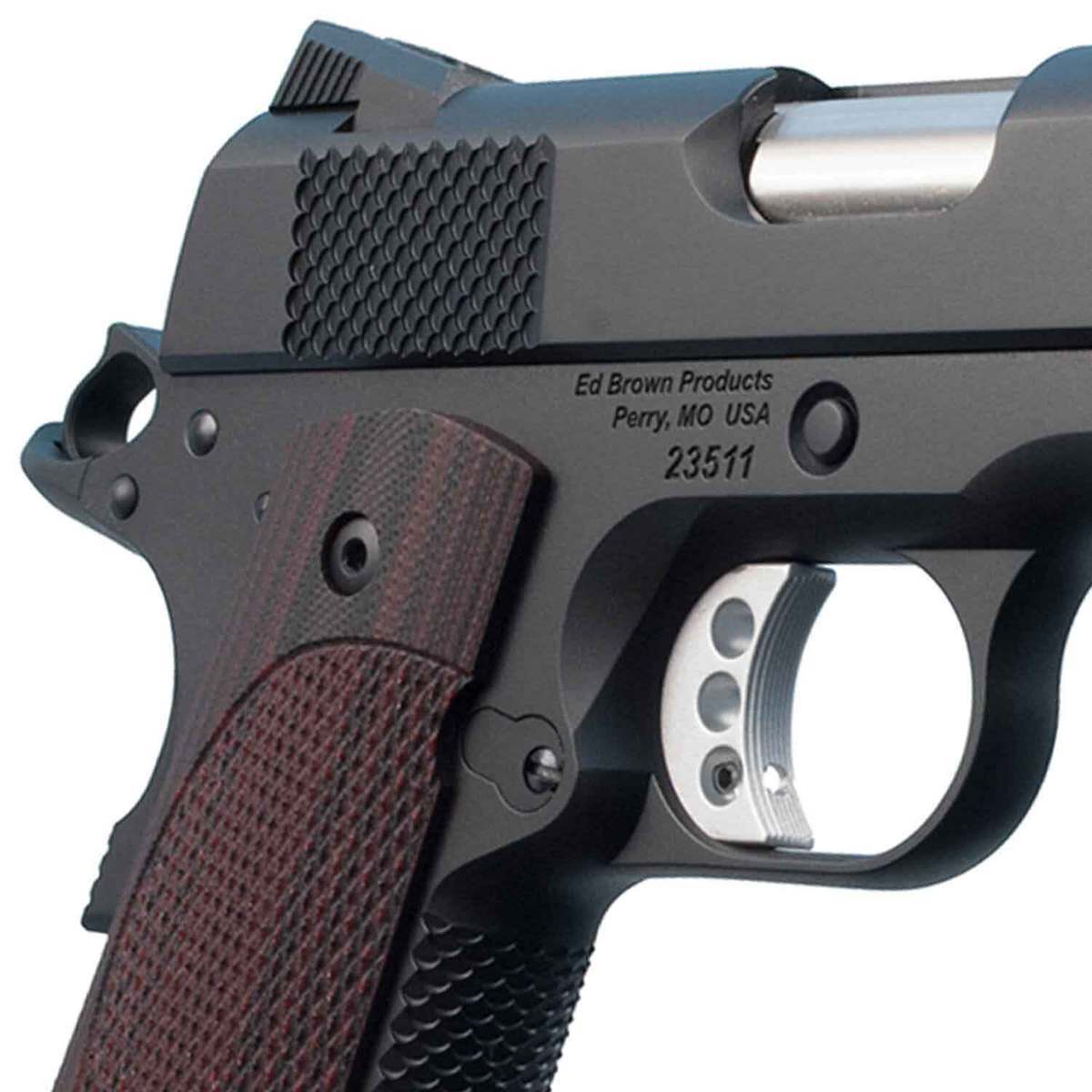 Ed Brown Kobra Carry 9mm Luger 4.25in Black Pistol - 8+1 Rounds - Black/Brown Ed Brown Kobra Carry 9mm Luger 4.25in Black Pistol - 8+1 Rounds - Black/Brown