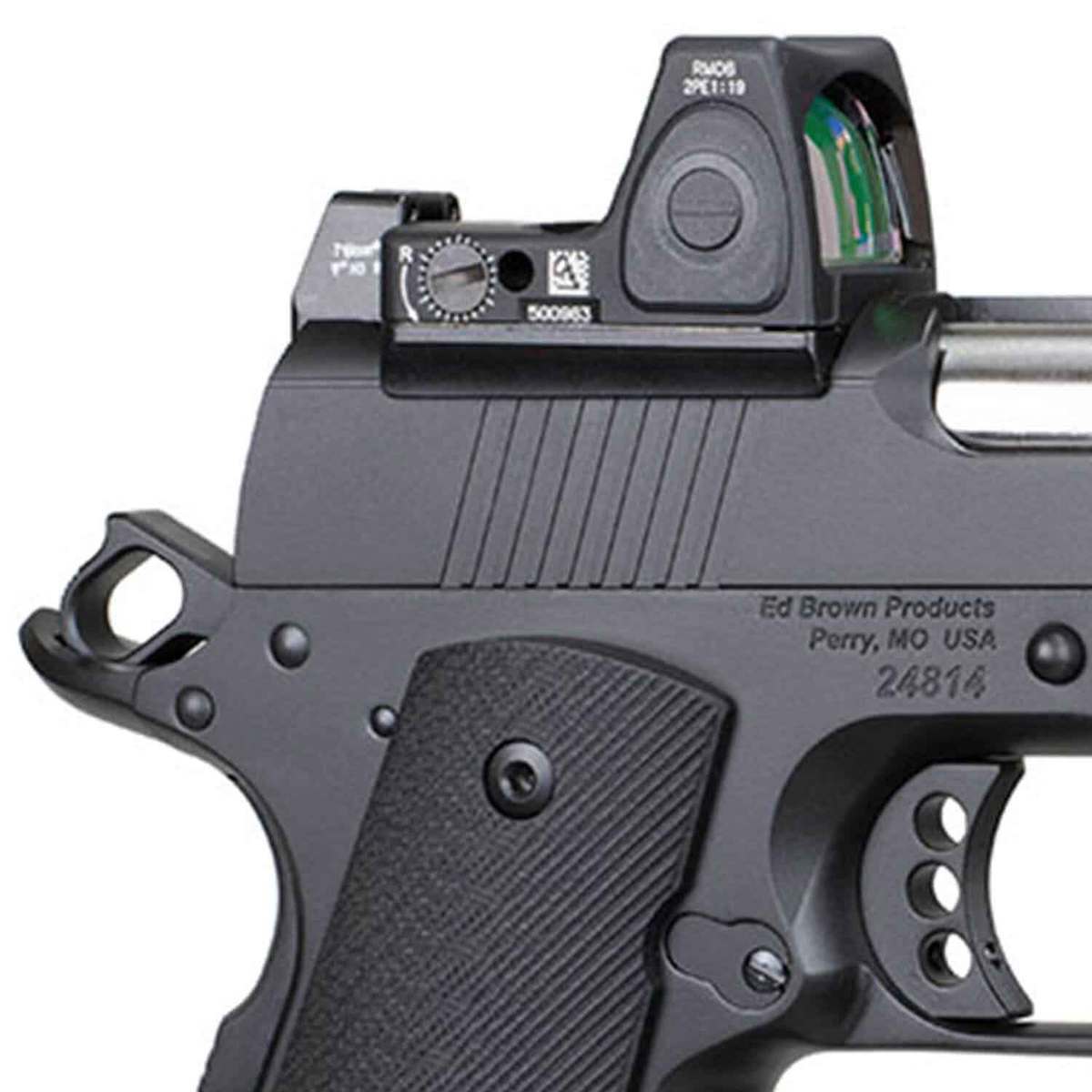 Ed Brown Special Forces SR Threaded Barrel 45 Auto (ACP) 5in Black Pistol - 7+1 Rounds - Black Ed Brown Special Forces SR Threaded Barrel 45 Auto (ACP) 5in Black Pistol - 7+1 Rounds - Black