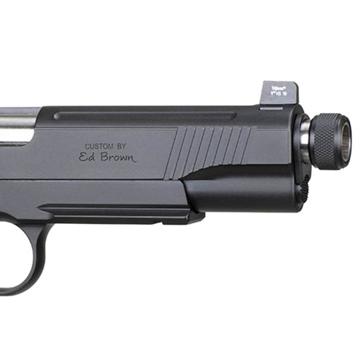 Ed Brown Special Forces SR Threaded Barrel 45 Auto (ACP) 5in Black Pistol - 7+1 Rounds - Black Ed Brown Special Forces SR Threaded Barrel 45 Auto (ACP) 5in Black Pistol - 7+1 Rounds - Black