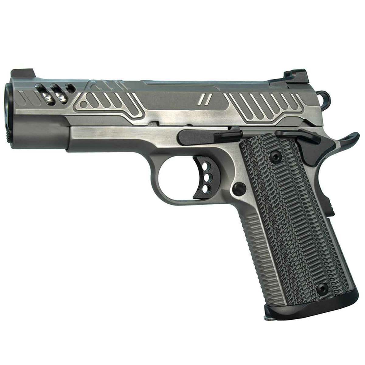 Ed Brown ZEV 19 Commander 9mm Luger 4.25in Stainless/Black Gray Pistol - 9+1 Rounds - Black/Gray Ed Brown ZEV 19 Commander 9mm Luger 4.25in Stainless/Black Gray Pistol - 9+1 Rounds - Black/Gray