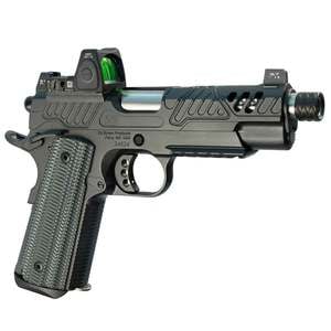 Ed Brown ZEV Commander 19 RMR With Threaded Barrel 9mm Luger 4.25in Stainless/Black/Gray Pistol - 9+1 Rounds