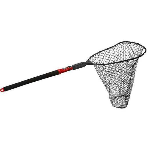 Beckman Fixed Handle/Coated Nylon Landing Net - Red/Silver, 32in W