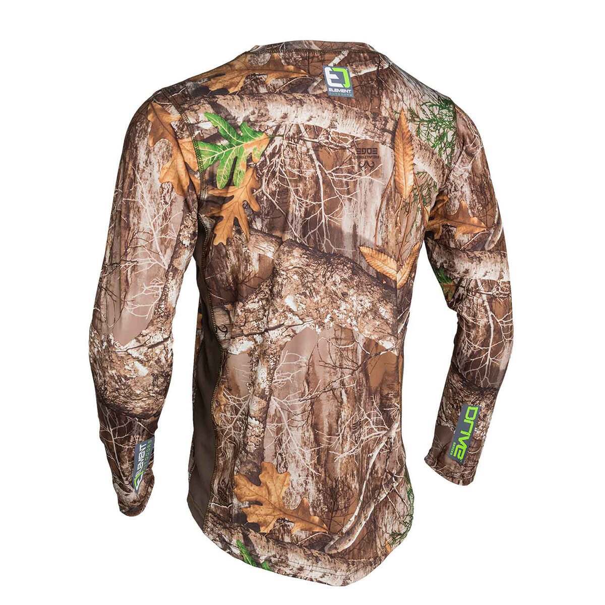 Element Men's Realtree Edge Long Sleeve Hunting Shirt Element Men's Realtree Edge Long Sleeve Hunting Shirt