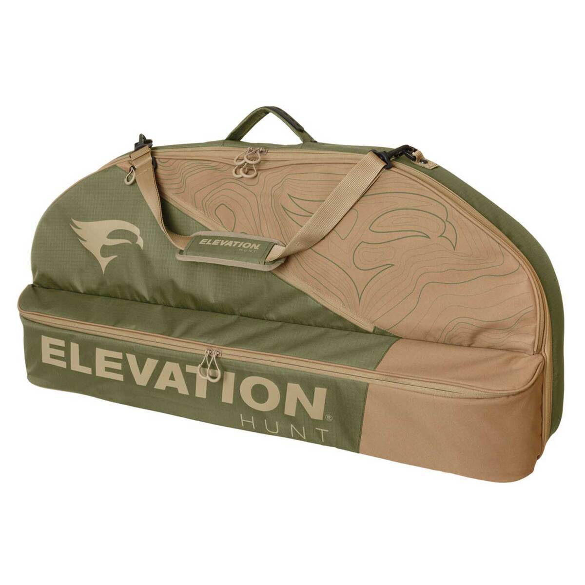 Elevation Hunt V1 TOPO 40in Bow Case - Olive/Tan - Olive/Tan Elevation Hunt V1 TOPO 40in Bow Case - Olive/Tan - Olive/Tan