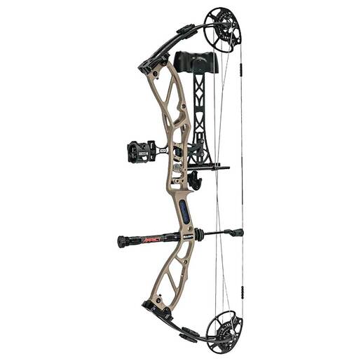 Elite Archery Basin 20-70lbs Right Hand Mountain Tan Compound Bow – RTS Package – Tan