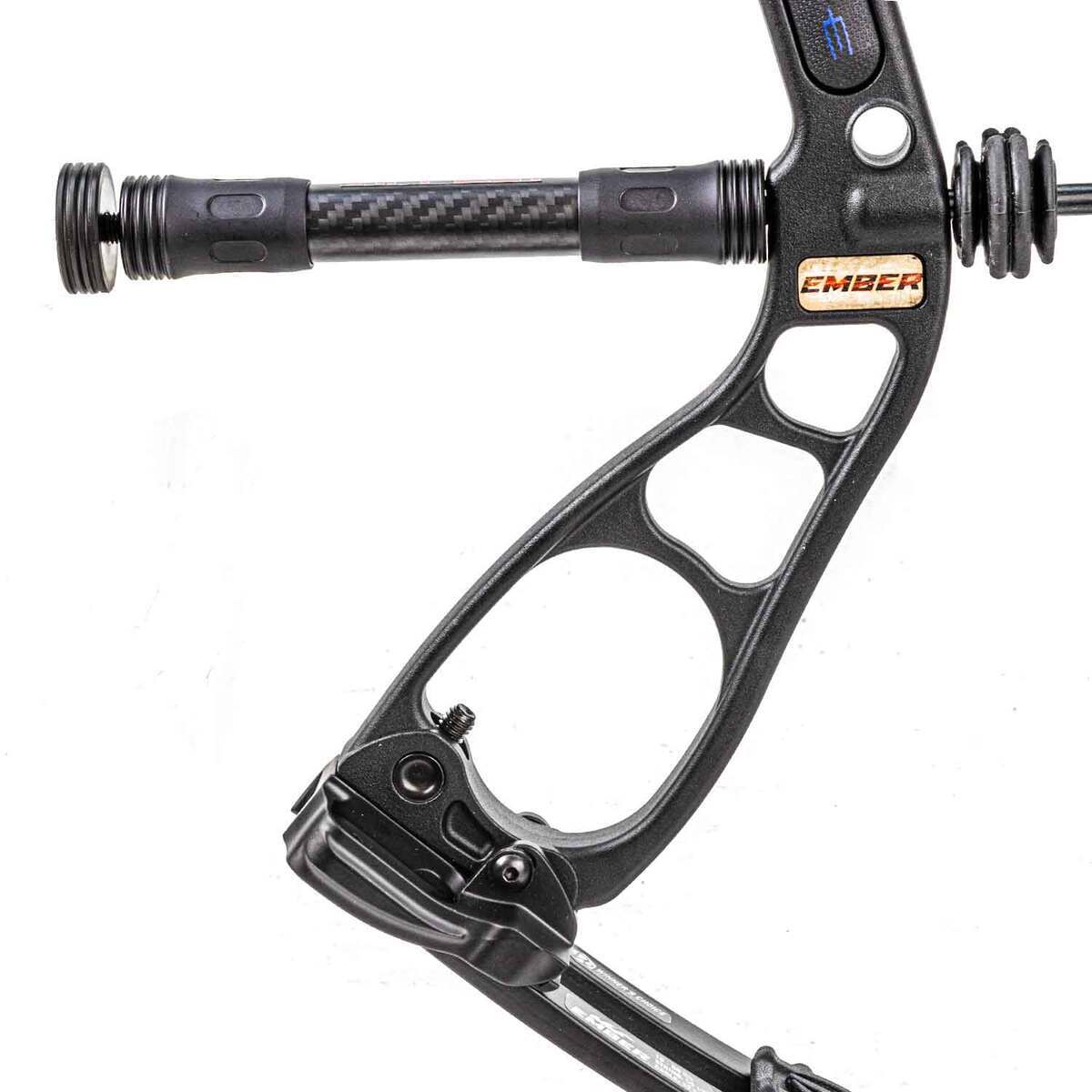 Elite Ember 1060lbs Right Hand Ninja Black Compound Bow RTS Package