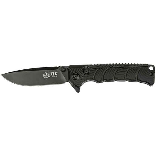 Elite Tactical Backdraft 3.5 inch Folding Knife – Black