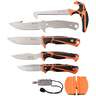 Elk Ridge Trek Fixed Blade Knife Set - Orange/Black