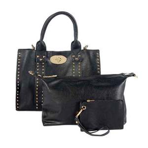 Emperia 3 In 1 Hand Bag With Rivets