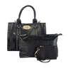 Emperia 3 In 1 Hand Bag With Rivets - Black