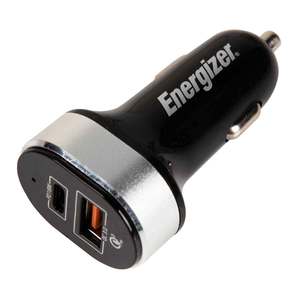 Energizer Ultimate Fast Charging 3.0 18 Watt Car Charger - Black