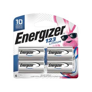 Energizer 123 Battery - 4 pack