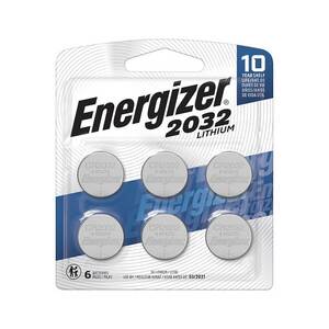 Energizer 2032 Lithium Batteries - 6 Pack