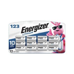 Energizer 123 Lithium Batteries - 12 Pack