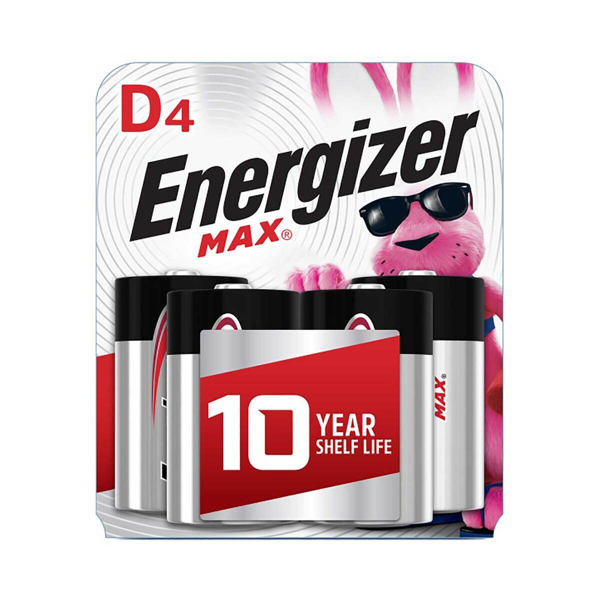 Energizer MAX D Cell Alkaline Batteries - 4 Pack Energizer MAX D Cell Alkaline Batteries - 4 Pack