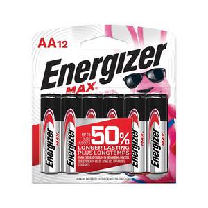 Energizer MAX AA Alkaline Batteries - 12 pack