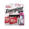 Energizer MAX AA Alkaline Batteries - 4