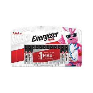 Energizer Max AAA Batteries - 24 Pack
