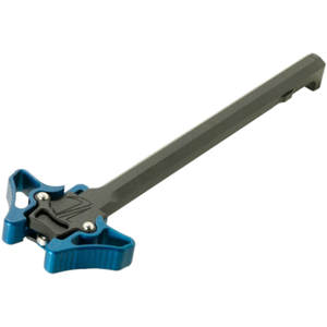 Timber Creek Outdoors Enforcer Ambidextrous Small Charging Handle - Blue Anodized