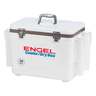 Engel 30 Quarts Cooler/Dry Box with Rod Holders - White - White