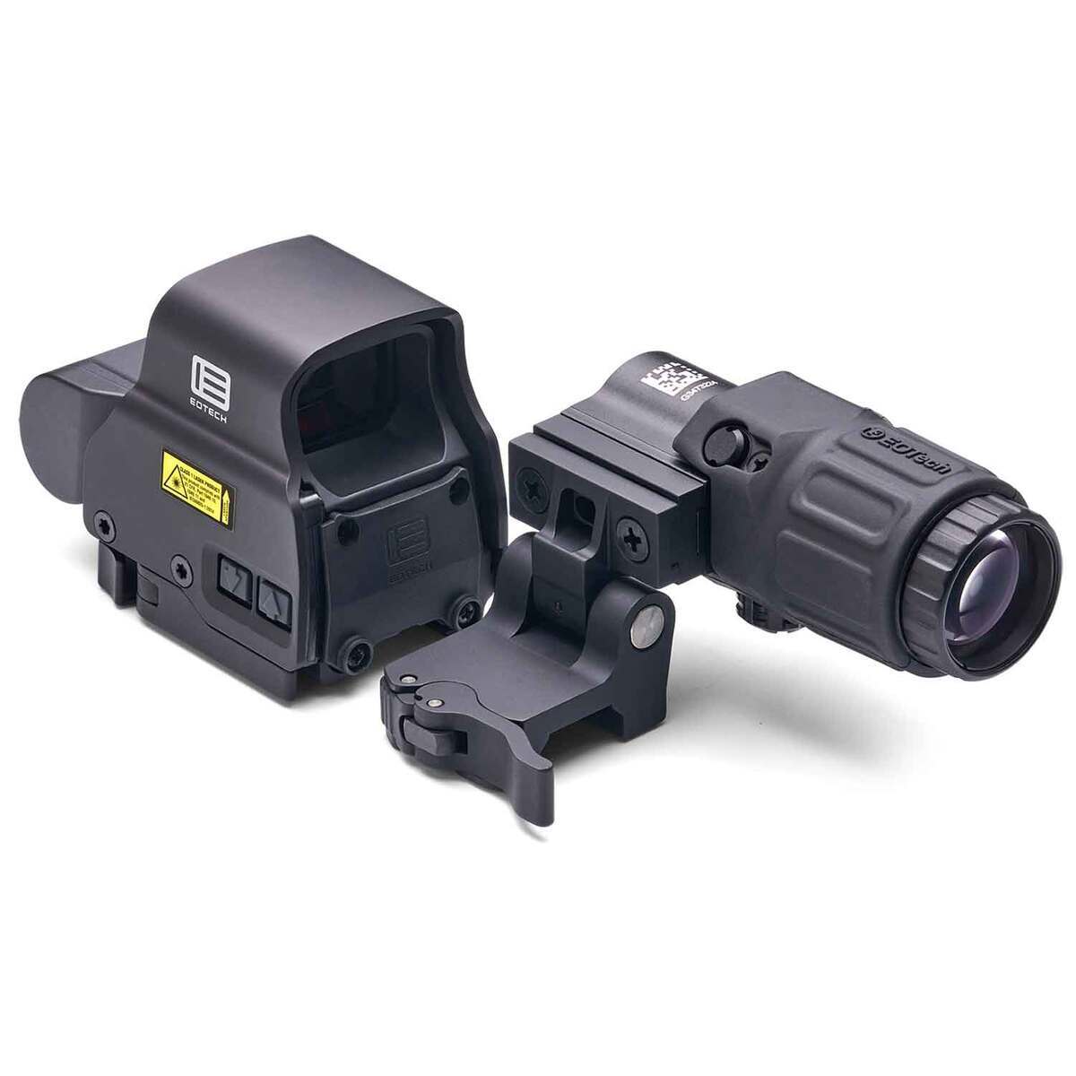EOTECH Hybrid II Holographic 1x Red Dot w/ 3x Magnifier - Black EOTECH Hybrid II Holographic 1x Red Dot w/ 3x Magnifier - Black