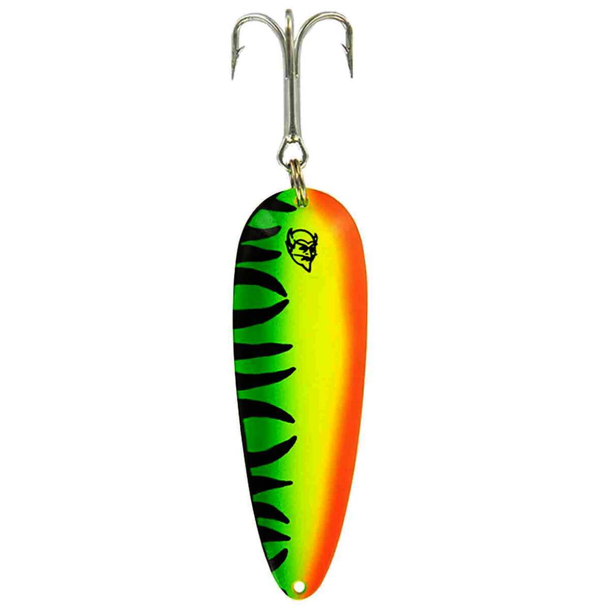 Devle Eppinger Dardevle Lil Devle Casting Spoon - Hot Mackerel, 1/8oz, 1-1 ...