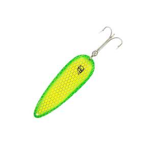 Eppinger Dardevle Spinnie Casting Spoon - Honeycomb Lime, 1/4oz, 1-3/4in