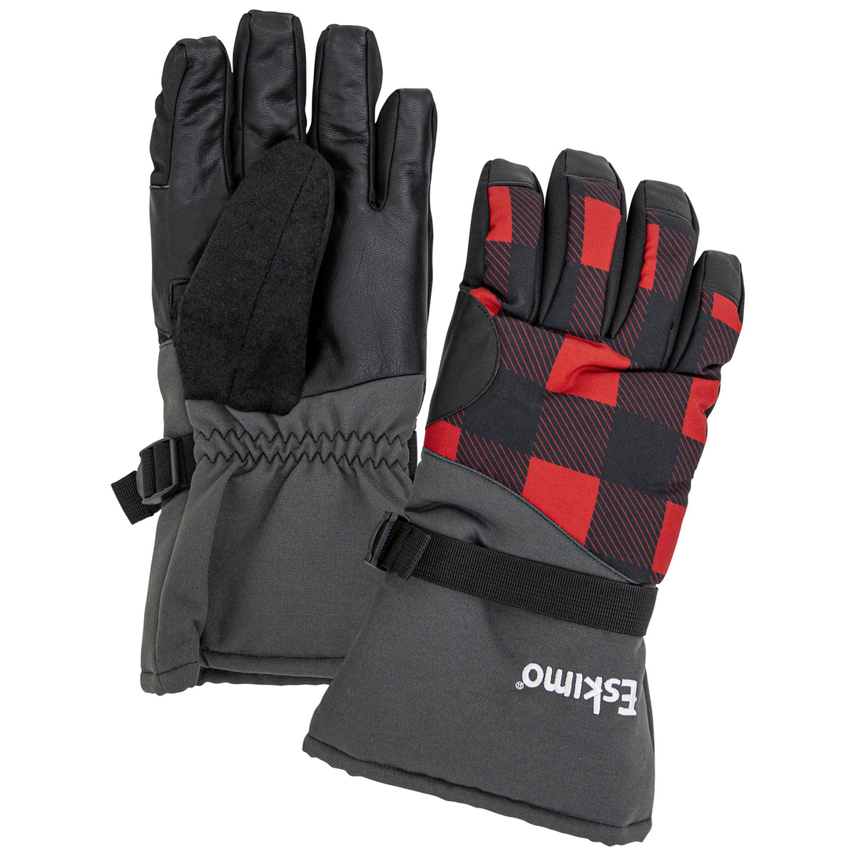 Eskimo Buffalo Plaid Cold Weather Unisex Ice Fishing Gloves Eskimo Buffalo Plaid Cold Weather Unisex Ice Fishing Gloves