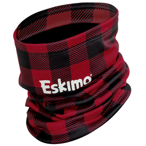 Eskimo Buffalo Plaid Neck Gaiter - Red/Black - One Size Fits Most